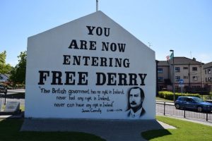 Free Derry Corner   Private Ireland Day Tours   Ancient Ireland Tourism